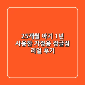 25개월 아기, 1년 사용한 가정용 정글짐 리얼 후기