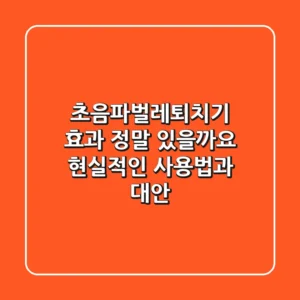 초음파벌레퇴치기, 효과 정말 있을까요? 현실적인 사용법과 대안