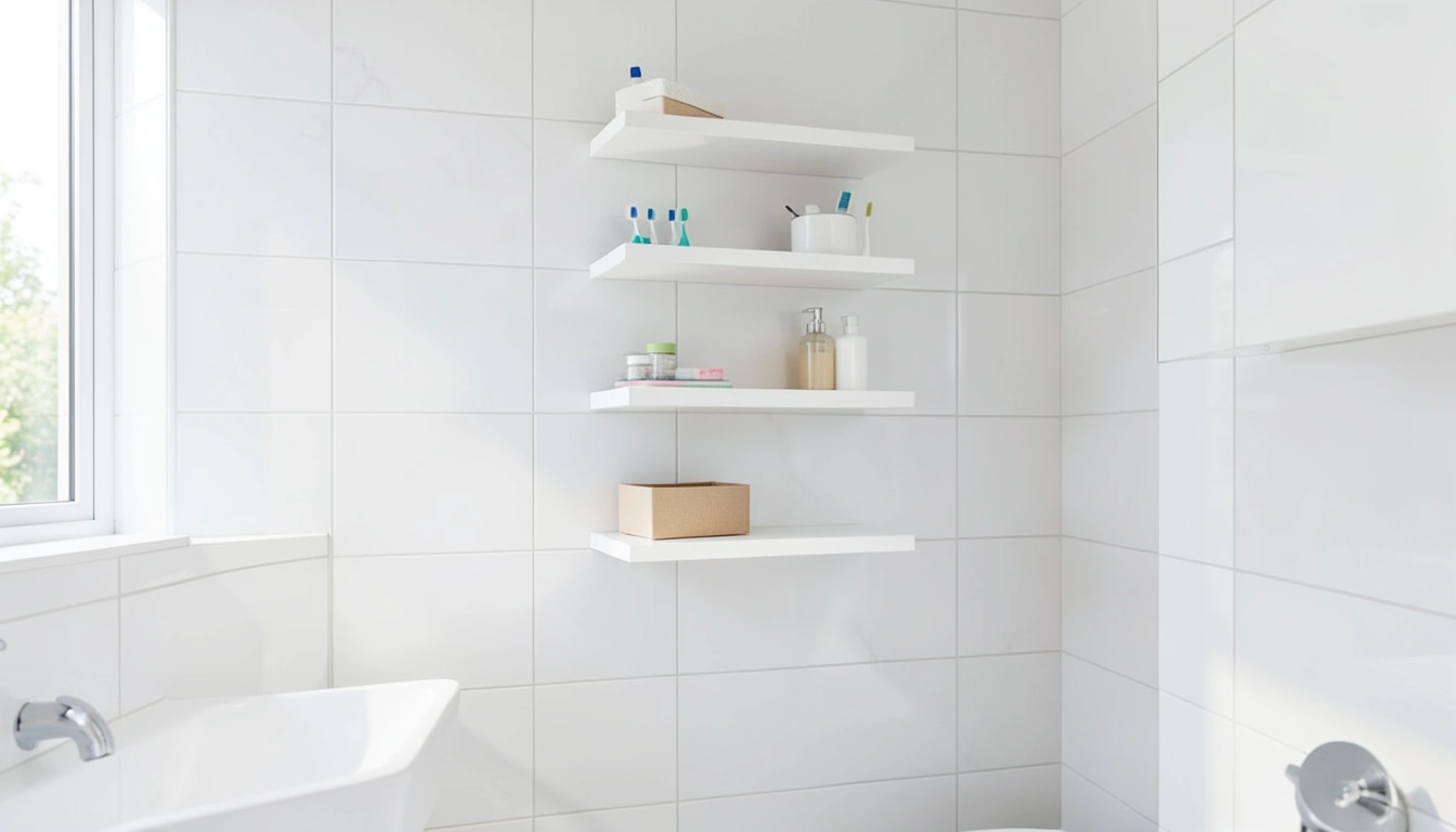 실패 없는 화장실 공중부양 수납! 핵심 제품과 설치 방법