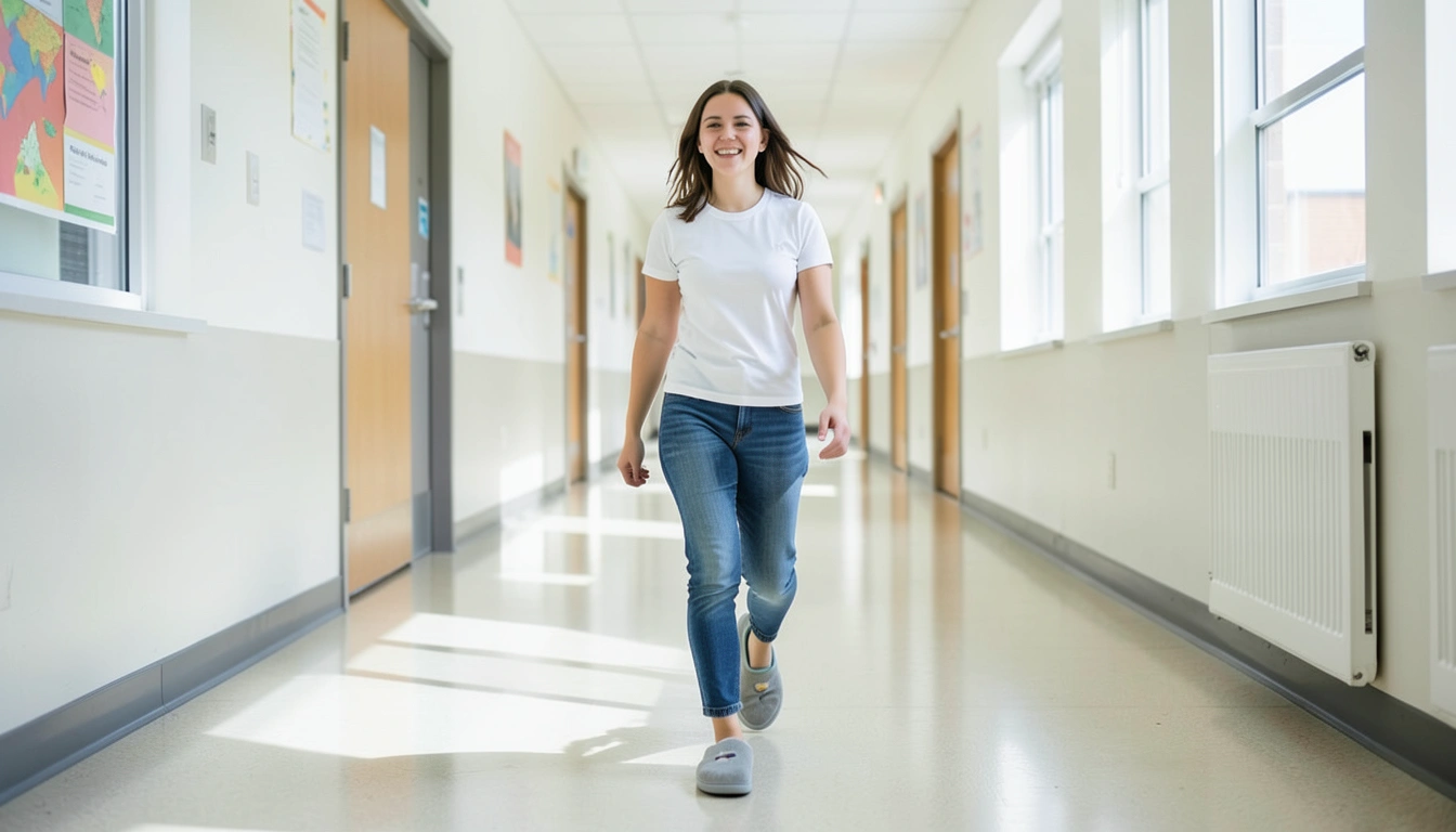 발 건강을 위한 선택: 기능성 학교슬리퍼의 모든 것