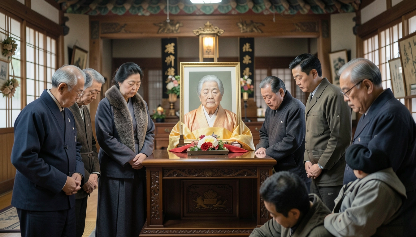 할머니 장례, 실질적 진행: 빈소 준비부터 문상객 맞이까지