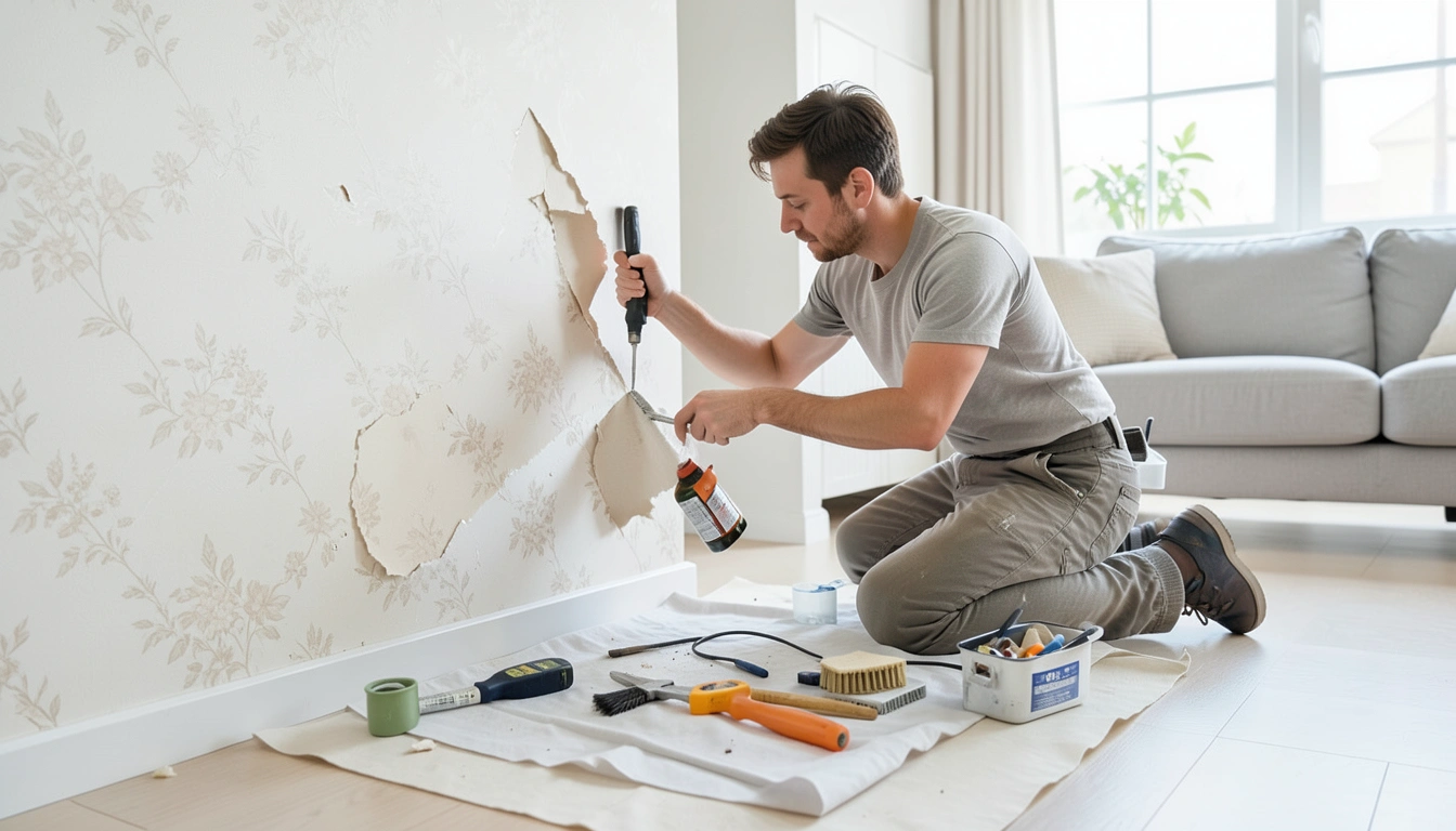 셀프 부분벽지 보수, '금손' 아니어도 성공하는 현실적인 팁